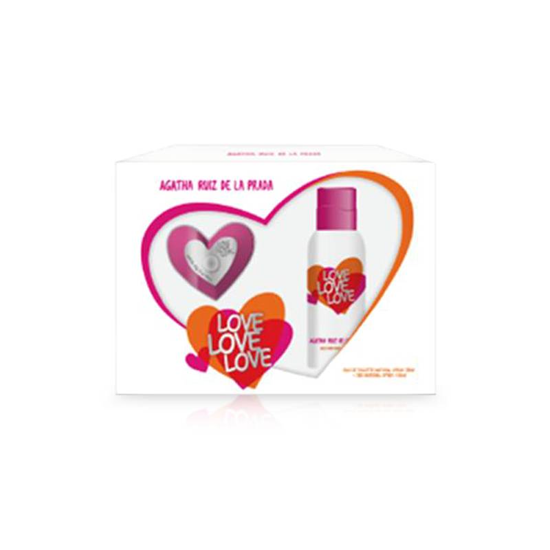 Perfume de Mujer Love Love Love Eau de Toilette 50 ml + Desodorante 150 ml AGATHA  RUIZ DE LA PRADA 