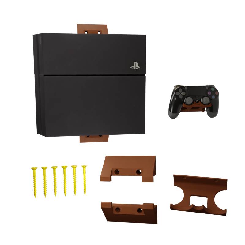 Soporte Pared Mando Ps4 Marrón PLAYSTATION