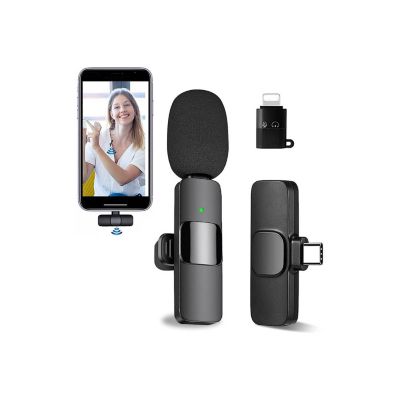 Microfono Inalambrico Solapero Pechero 2 en 1 Celular Android HOCO