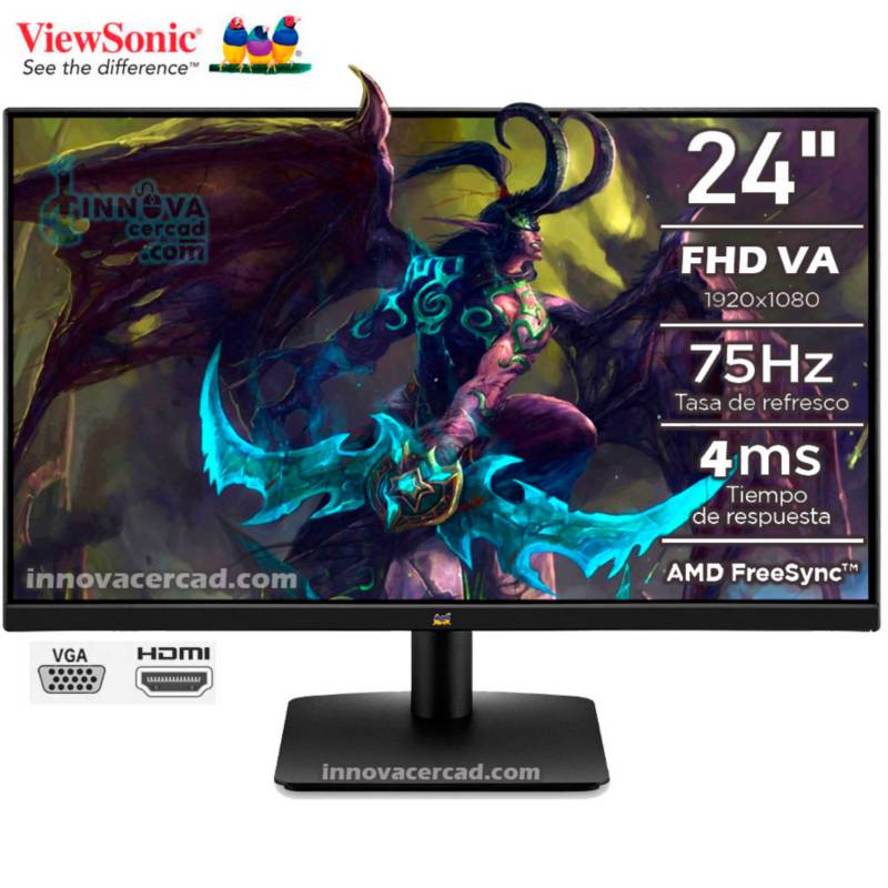 24 Pulgadas Full HD 1080p VA LED Monitor de Chile