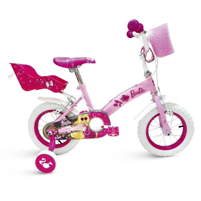 BARBIE - Bicicleta para Niña Aro 12" Rosada
