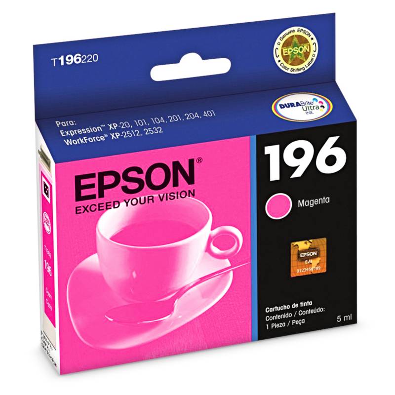 EPSON - Epson Cartucho de Tinta T196320 Magenta