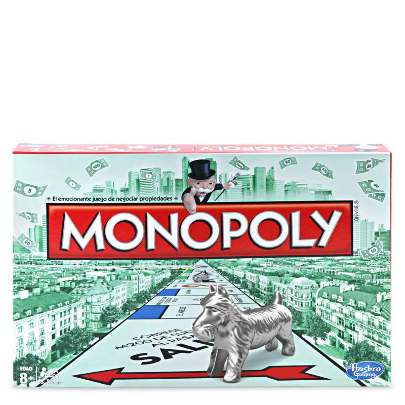 HASBRO GAMES - Juego Mesa Nuevo Monopoly Clásico