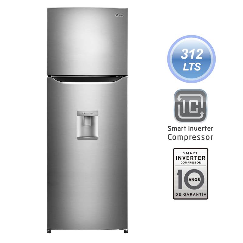 LG - Refrigeradora 312 lt GT32WPP Silver