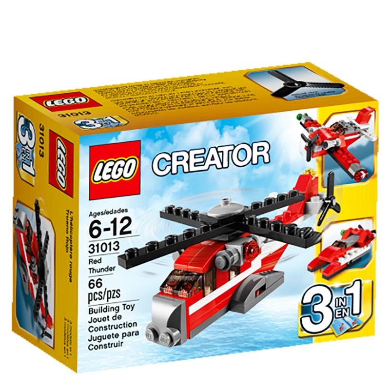 LEGO - Helicóptero Trueno Rojo