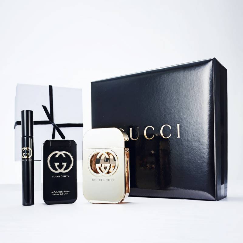GUCCI - Perfume Mujer Guilty EDT 75 ml + Body Lotion 100 ml + Perfume Miniatura EDT 7,4 ml