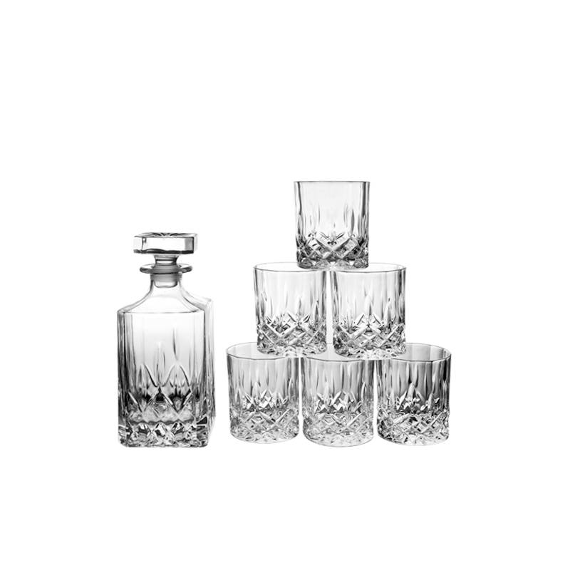 RCR - Set Whisky Botella y Vasos Opera x 7