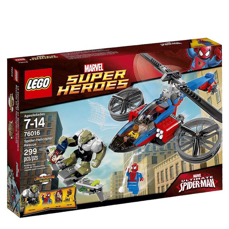 LEGO - Rescate en el Helicóptero del Hombre Araña 76016