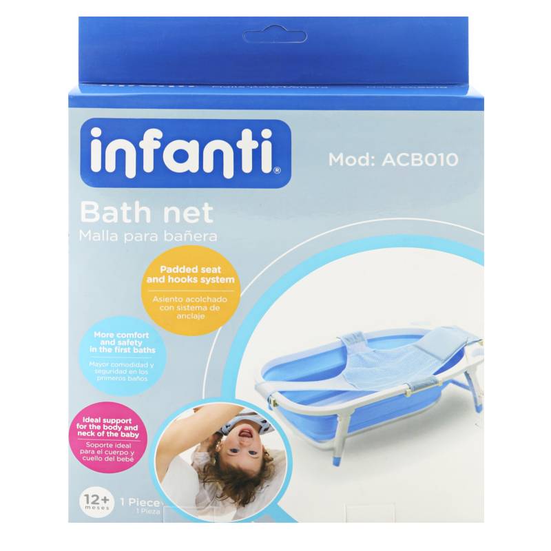 Accesorio de Baño para Bebé Soporte de Bañera Flexi Azul Infanti INFANTI