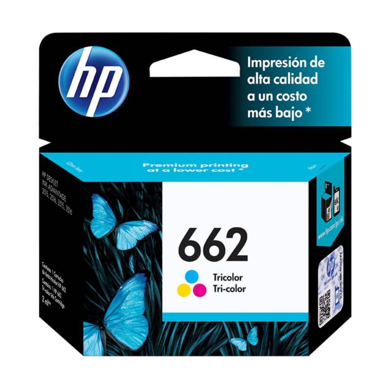 HP - Cartucho de tinta HP 662 Tricolor Original