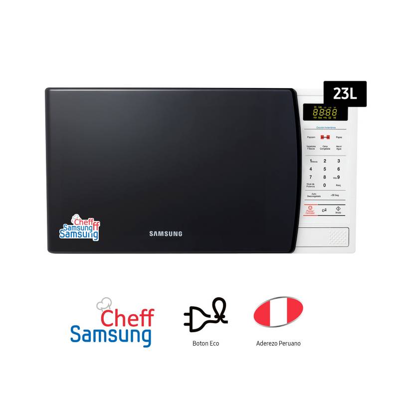 SAMSUNG - Microondas Samsung 23L AMW831K/XPE Blanco