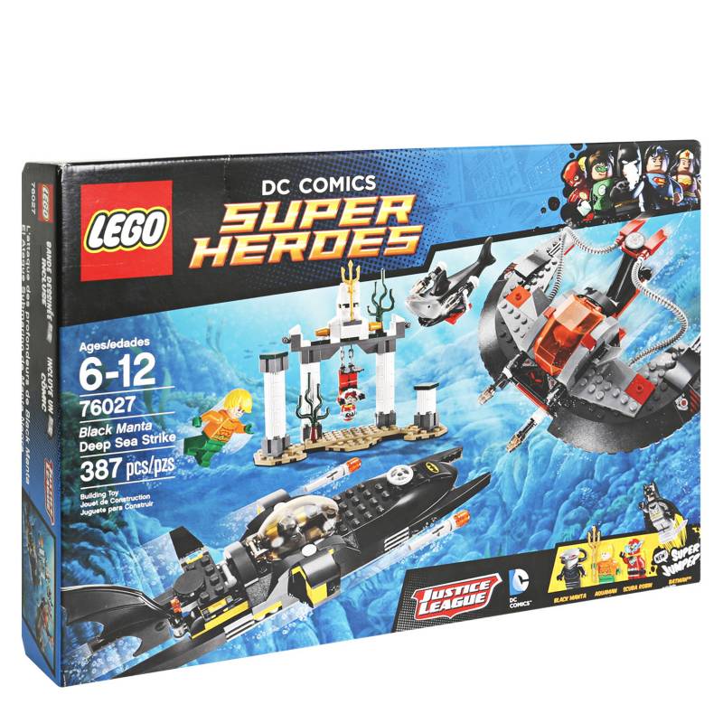 LEGO - Set DC Comics Super Heroes El Ataque Submarino de Manta Negra