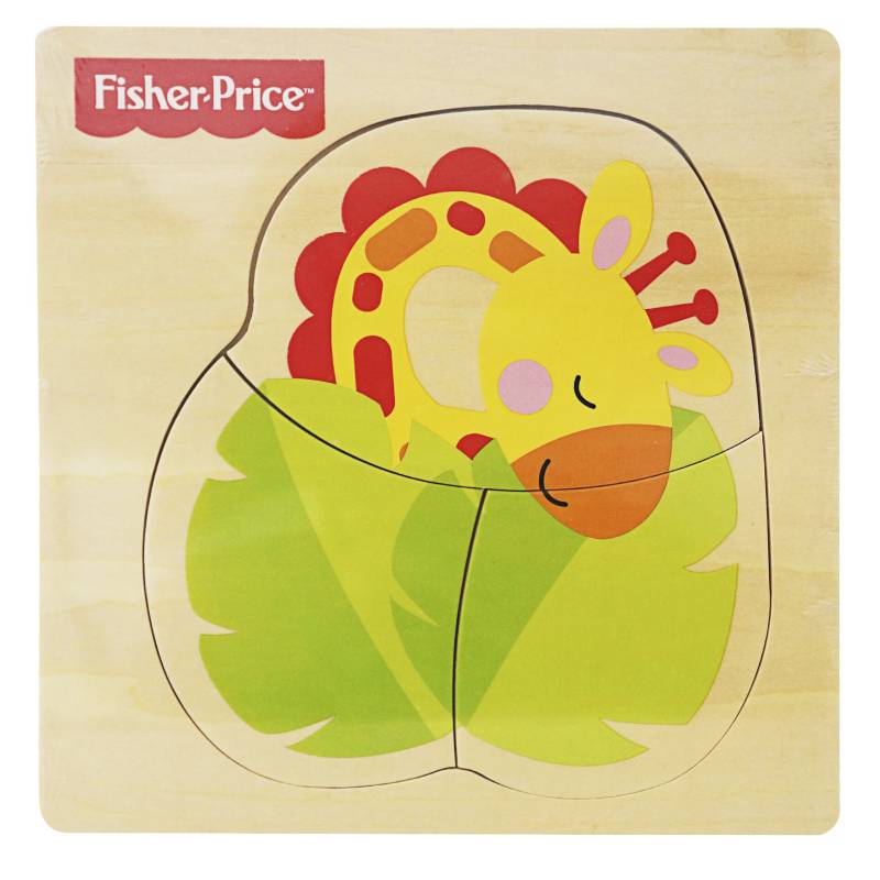 FISHER PRICE - Rompecabezas de Animalito Jirafa (3 piezas)