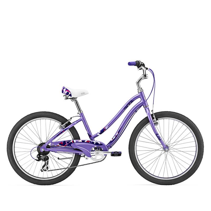 GIANT - Bicicleta de Mujer Gloss 2 E Aro 24 Lila