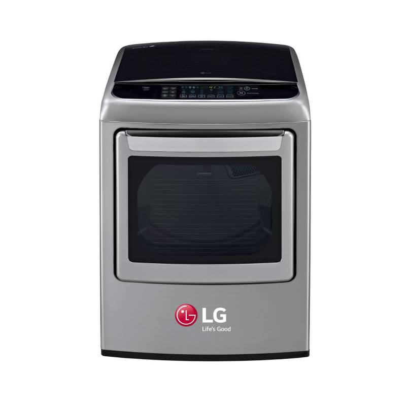 LG - Secadora 10.2 Kg Carga Frontal LG con Diagnóstico Inteligente DLE2000EKS Plata inoxidable