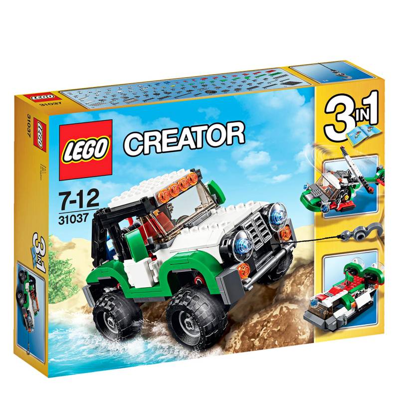LEGO - Set Creator 3 en 1 Vehículos de Aventura