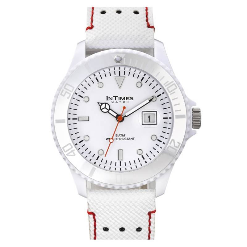 IN TIMES - Reloj para Hombre Colorsfans Blanco