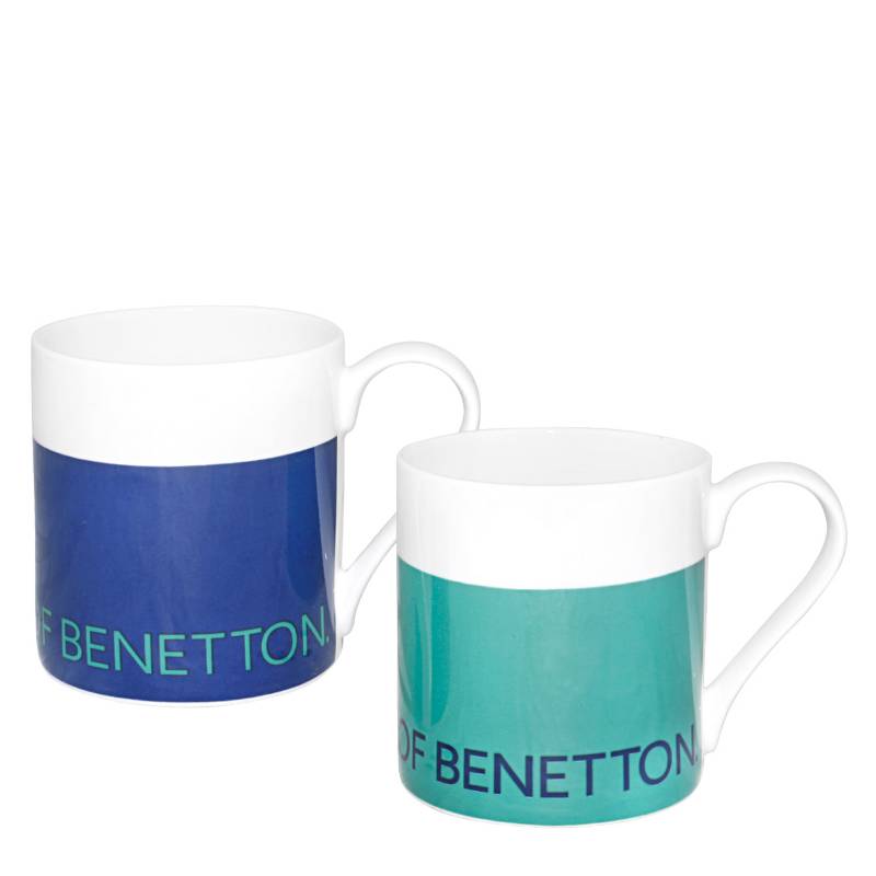 BENETTON - Set Mugs Hom 440 ml Bone China x 2