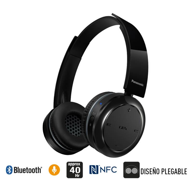 PANASONIC - Audífono Bluetooth con NFC Negro