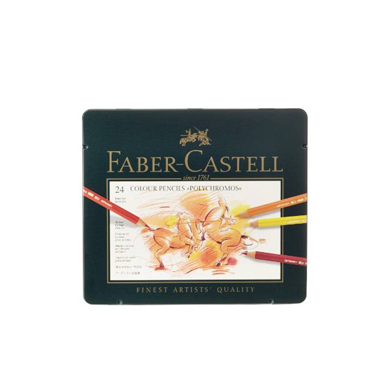FABER-CASTELL - Set de Colores Polychromos x 24