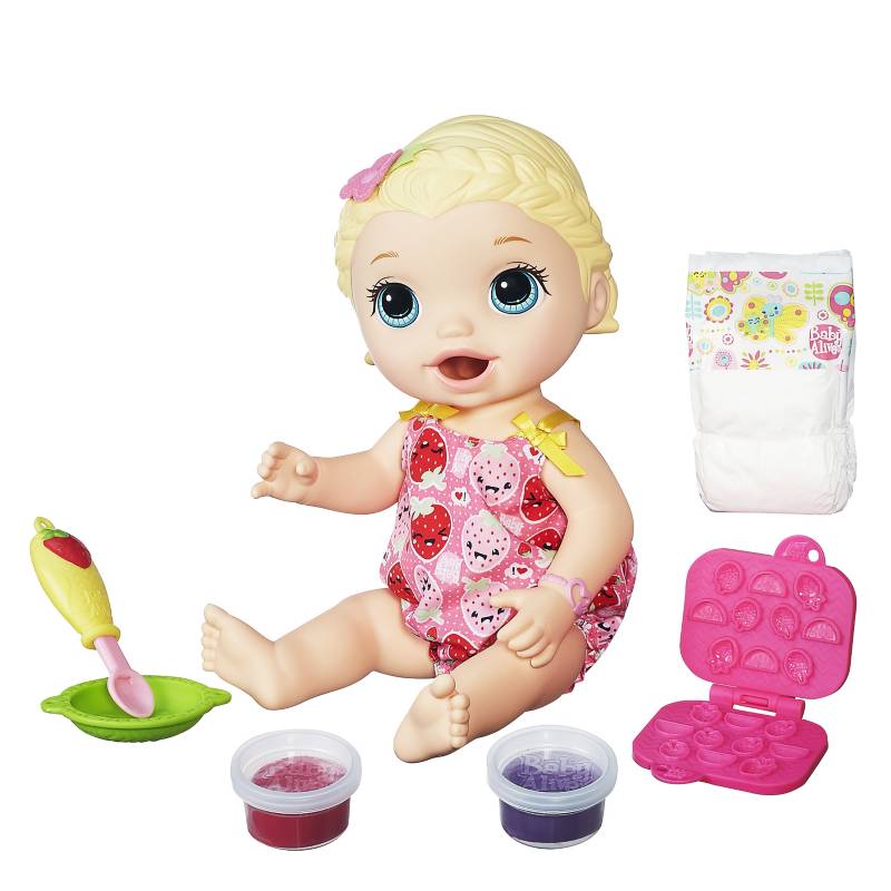 BABY ALIVE - Muñeca Ba Lunch With Lea Blonde
