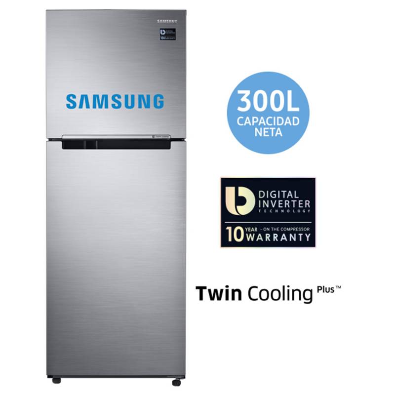 SAMSUNG - Refrigeradora 300 lt RT29K5030S8 Silver