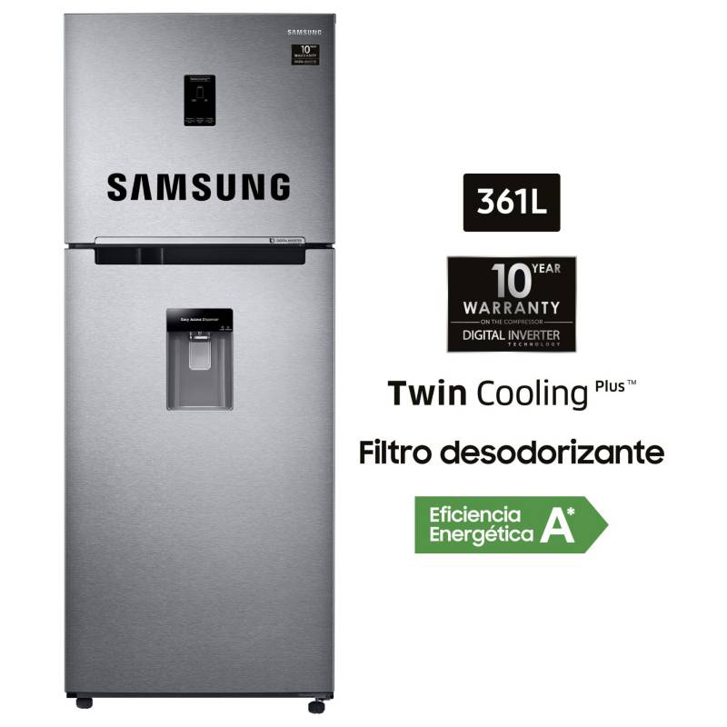 SAMSUNG - Refrigeradora 361lt RT35K5930SL Silver