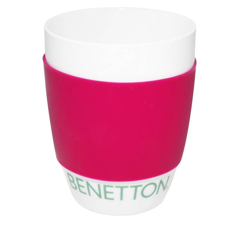BENETTON - Mug Con Silicona 340ml Morado
