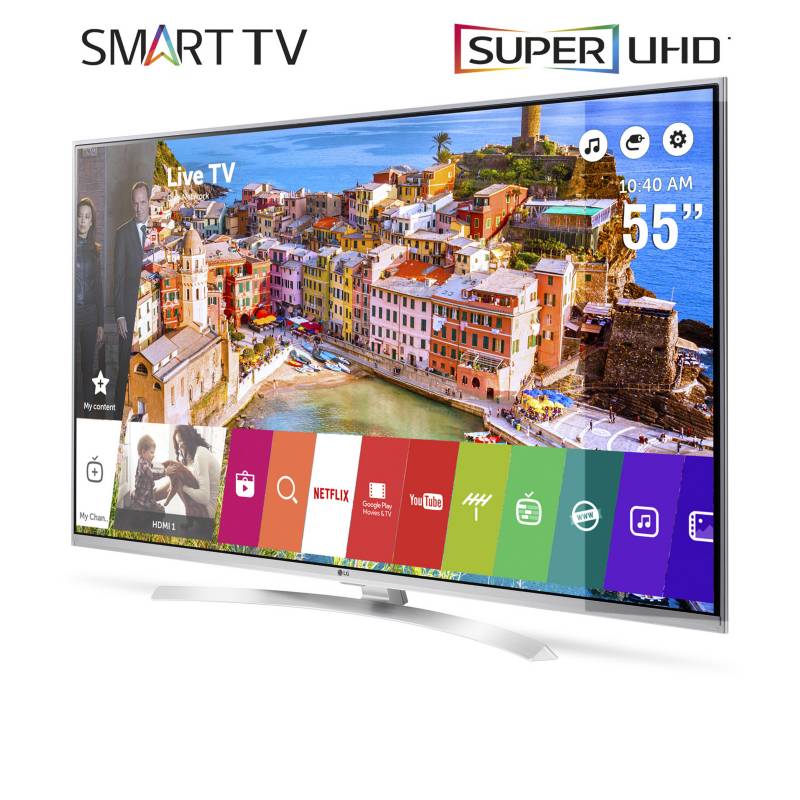 LG - LED 55" Super UHD 3D Smart TV 55UH8500