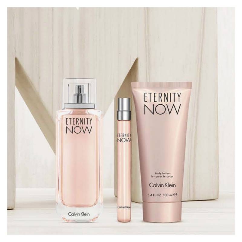 CALVIN KLEIN - Perfume Eternity Now Mujer Edp 100 ml + BL 100 ml + Edp 10 ml