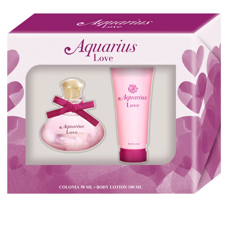 AQUARIUS - Estuche Aquarius Love 50 ml +Body Lotion 100 ml