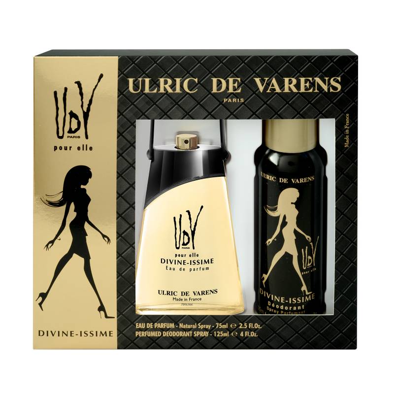 ULRIC DE VARENS - Ulric De Varens Estuche Divine Issime Edp 75 ml + Deo 125 ml