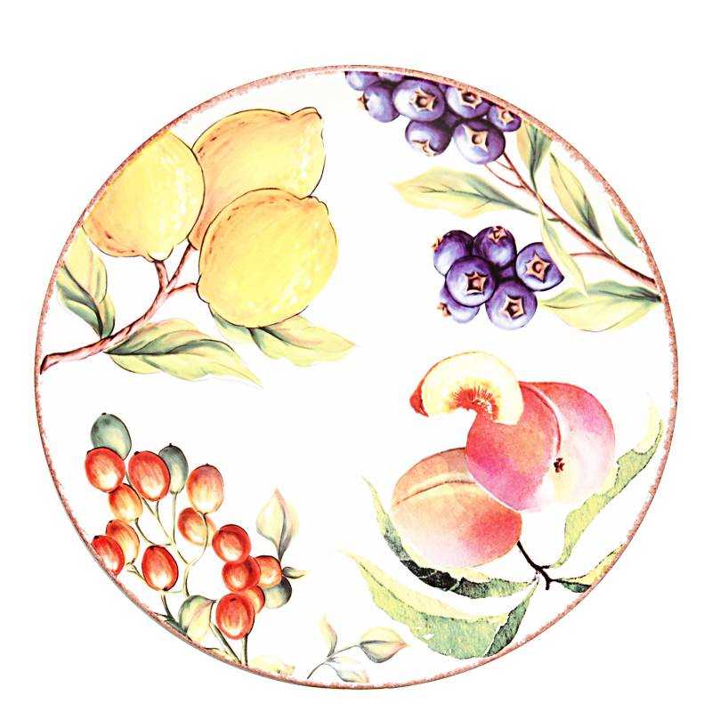 ROBERTA ALLEN - Plato Ensalada 20 cm Frutas Handpain