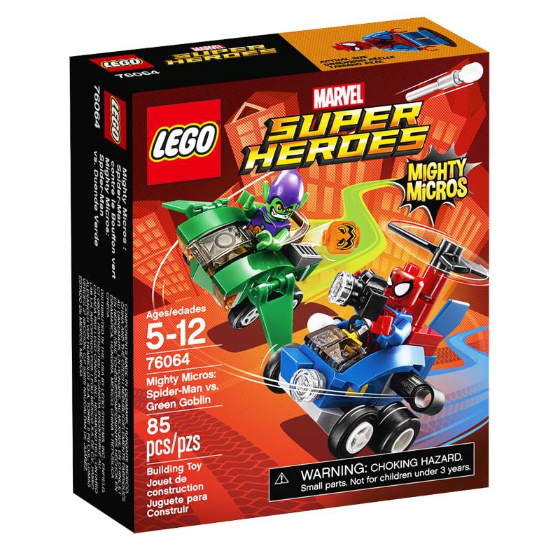 LEGO - Set Mighty Micros Spider Man vs Duende Verde