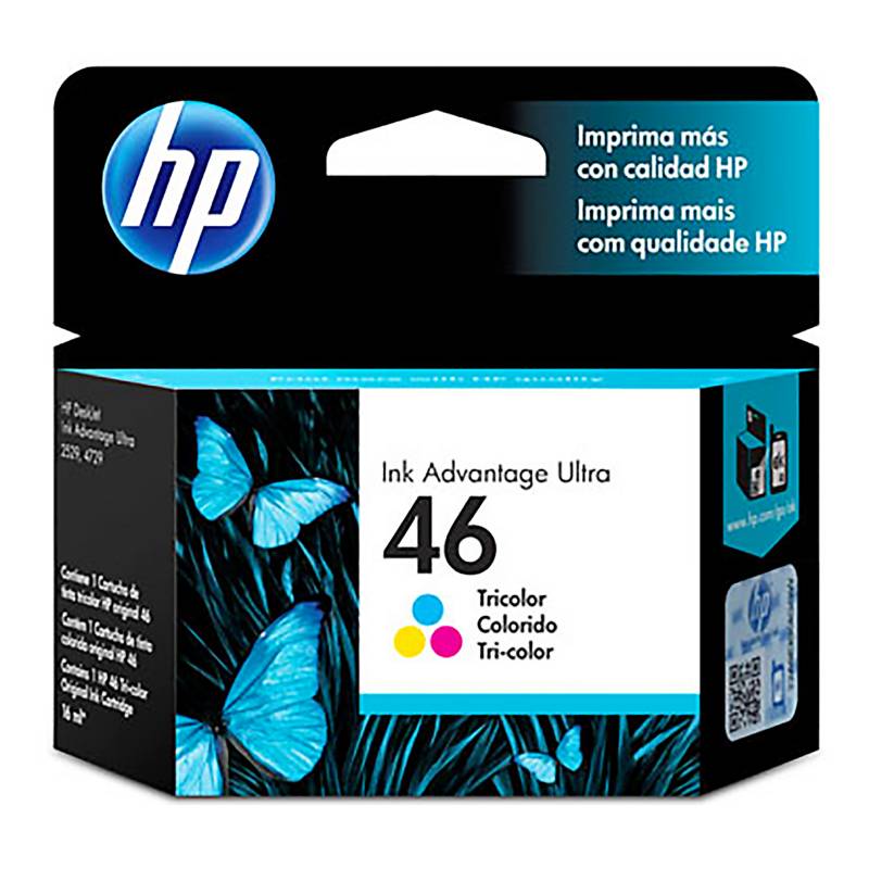 HP - HP Tinta 46 Tricolor Single