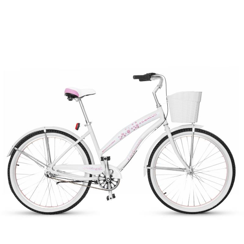 MONARETTE - Bicicleta Cancun Aro 26 Blanco
