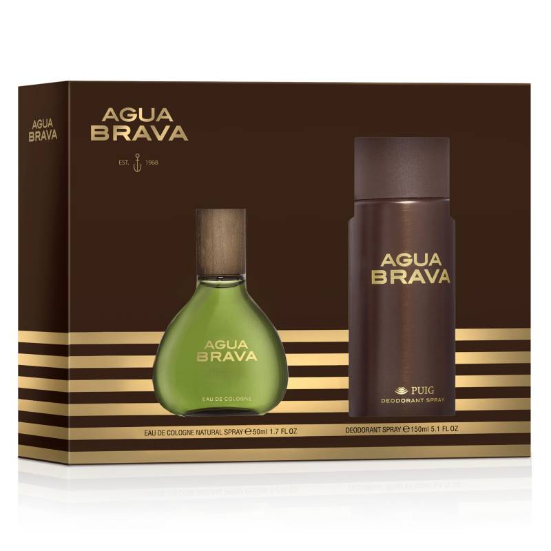 AGUA BRAVA - Estuche de fragancia Agua Brava 50 ml + Desodorante 50 ml