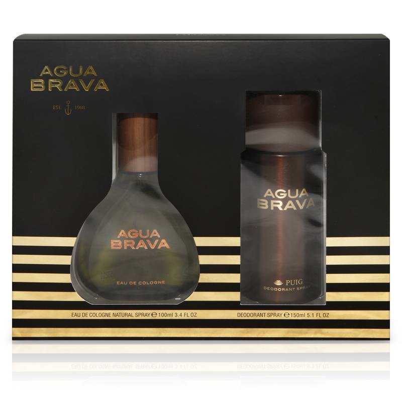 AGUA BRAVA - Estuche Fragancia Hombre Agua Brava 100 ml+ DEO 150 ml