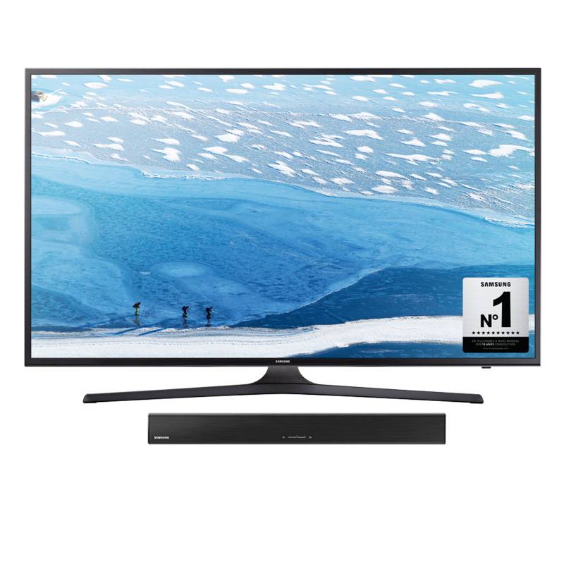 SAMSUNG - LED 50" UHD Smart TV 50KU6000 + SoundBar-HW-J250