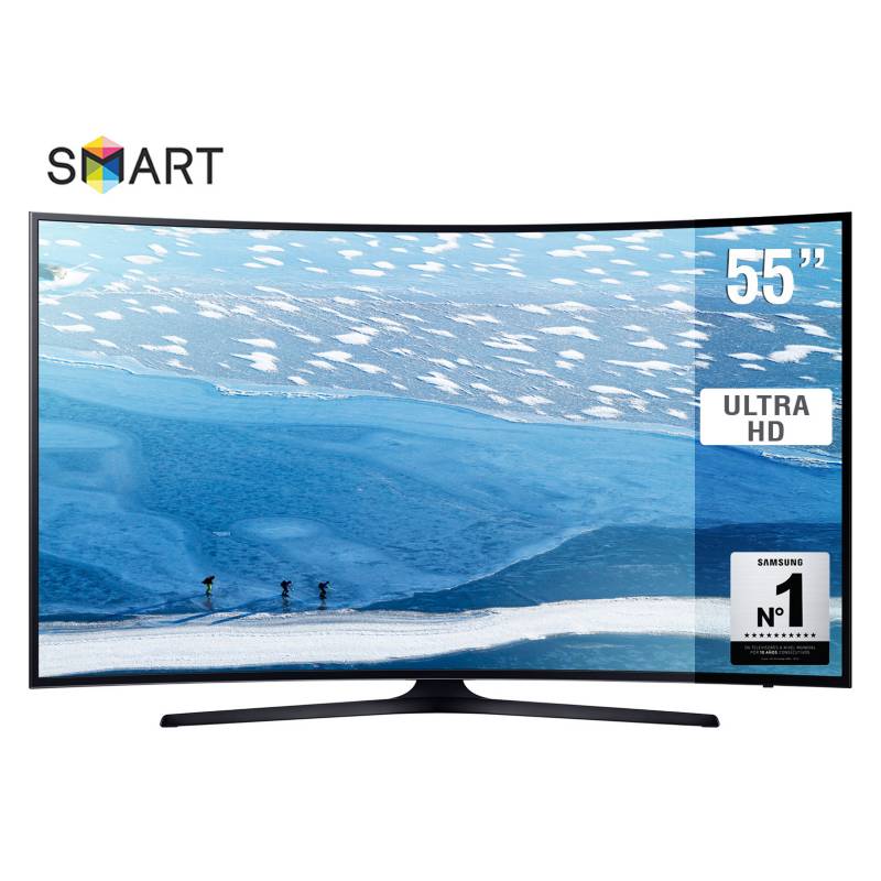 SAMSUNG - LED 55" UHD Curvo Smart TV 55KU6300