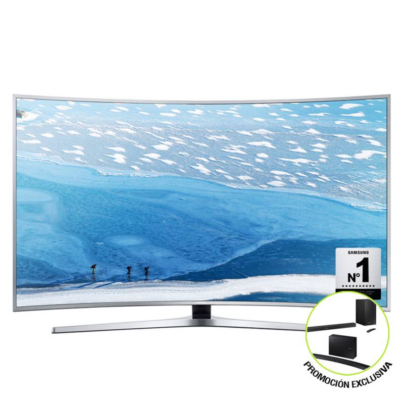 SAMSUNG - LED Samsung 65" UHD Curvo Smart TV + Soundbar