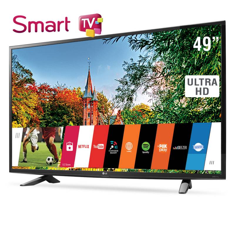 LG - LED 49" UHD WebOs Smart TV 49UH6110