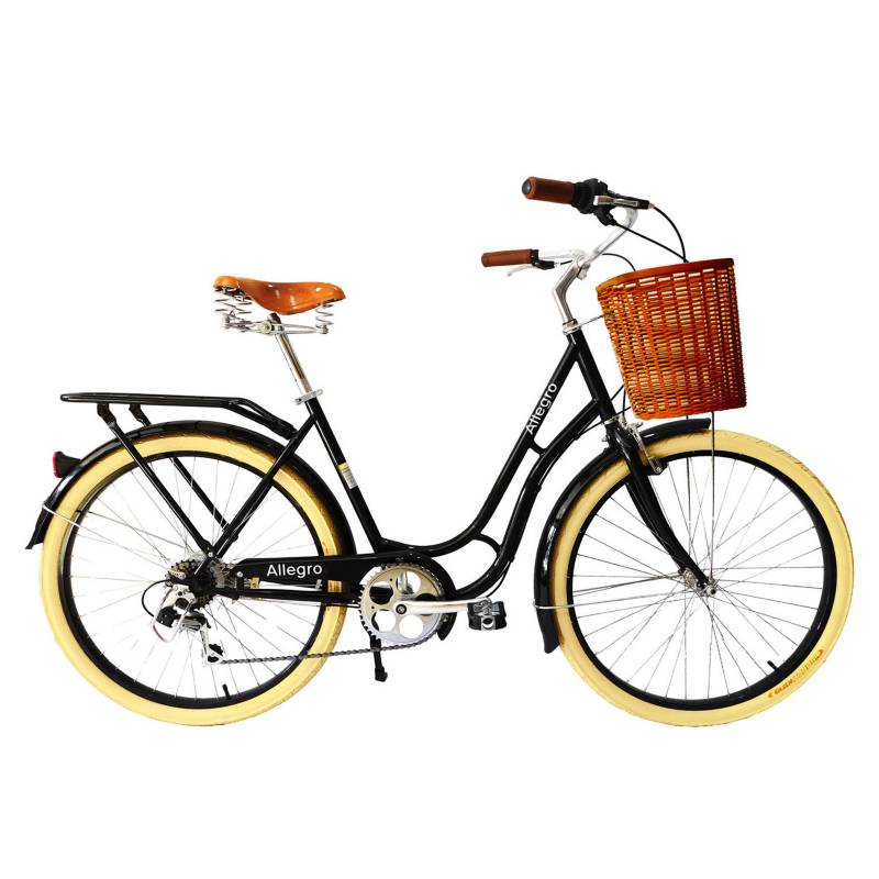 ALLEGRO - Bicicleta Urbanandesa Negra