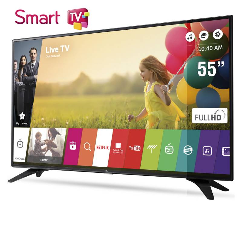 LG - LG LED 55" Full HD Smart TV WebOs 3.0 HDMI USB