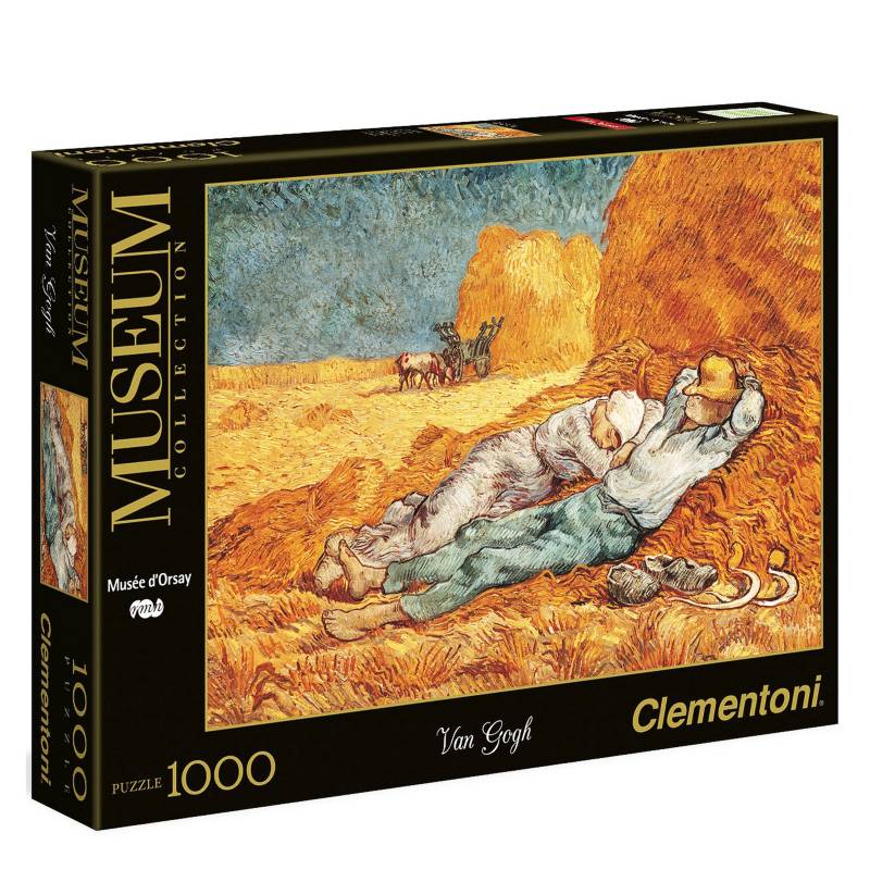 CLEMENTONI - Rompecabezas Van Gogh La Siesta 1000 Piezas