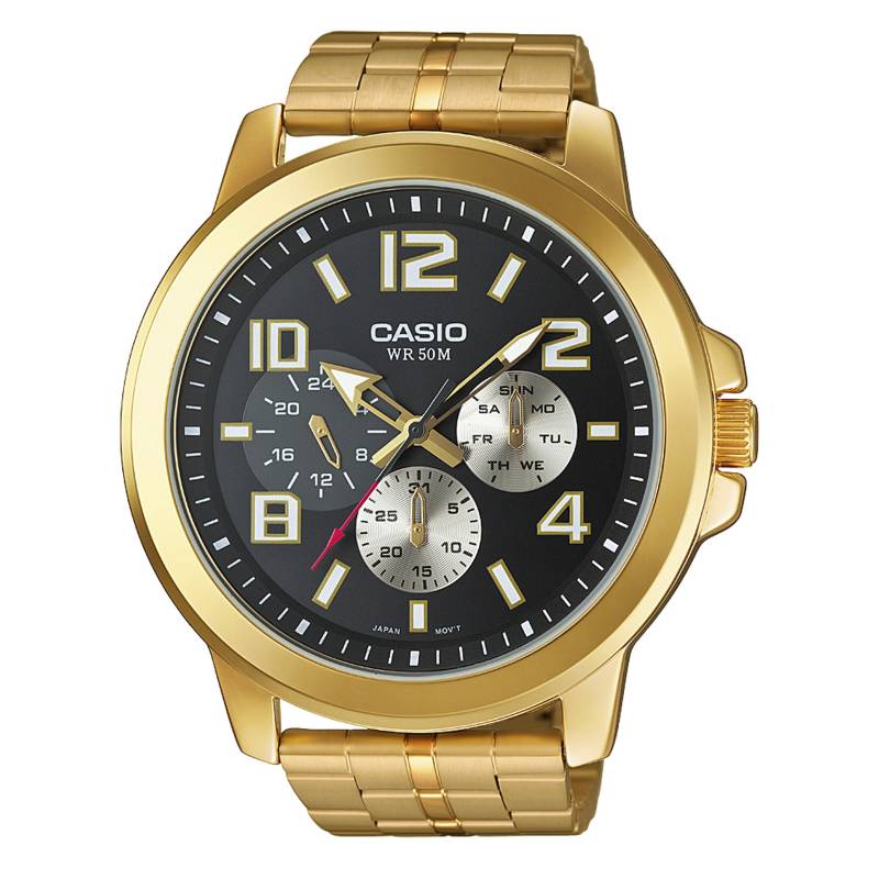CASIO - Reloj Acero Hombre MTP-X300G-1A