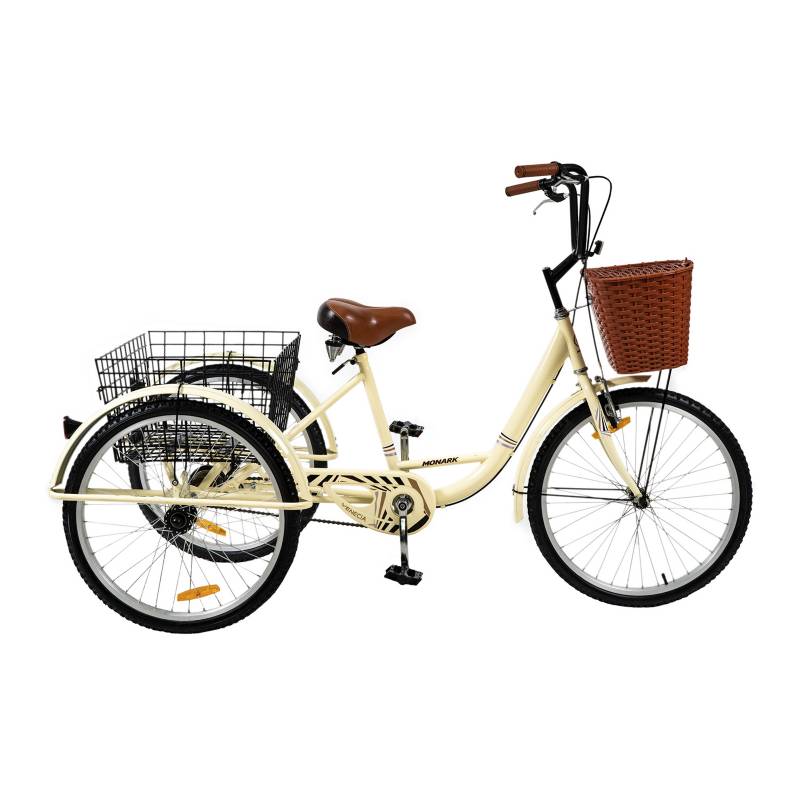 MONARK - Bicicleta Urbana Tricicargo Venecia Aro 24" Unisex