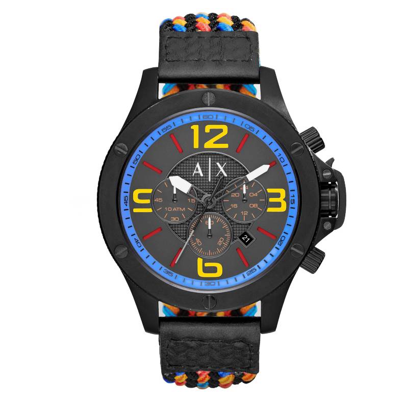 ARMANI EXCHANGE - Reloj Hombre Nylon Multicolor 