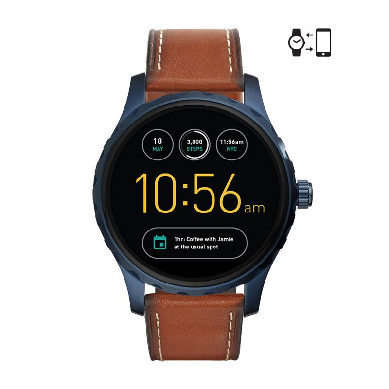 FOSSIL - Reloj Smartwatch Piel Hombre FTW2106 FOSSIL