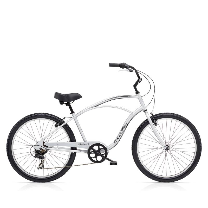 ELECTRA - Bicicleta Cruiser 7 D Hombre Plata